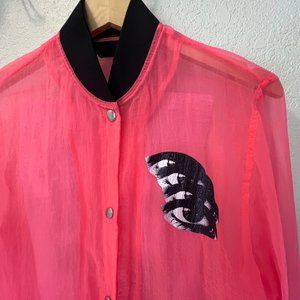 Diesel Sheer Pink Tunic Jacket - Graphic
